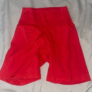 Bright red nvgtn shorts